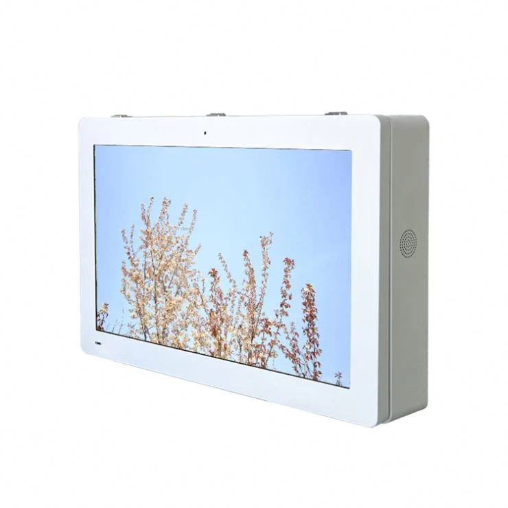 32&quot; Inch Outdoor Landscape Wall Mount P65 Waterproof LCD Display, Digital Display, LCD Advertising Display Digital Signage with Wireless Network