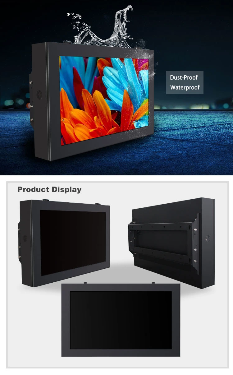 55inch Wall Mounted LCD Outdoor Digital Signage Android OS