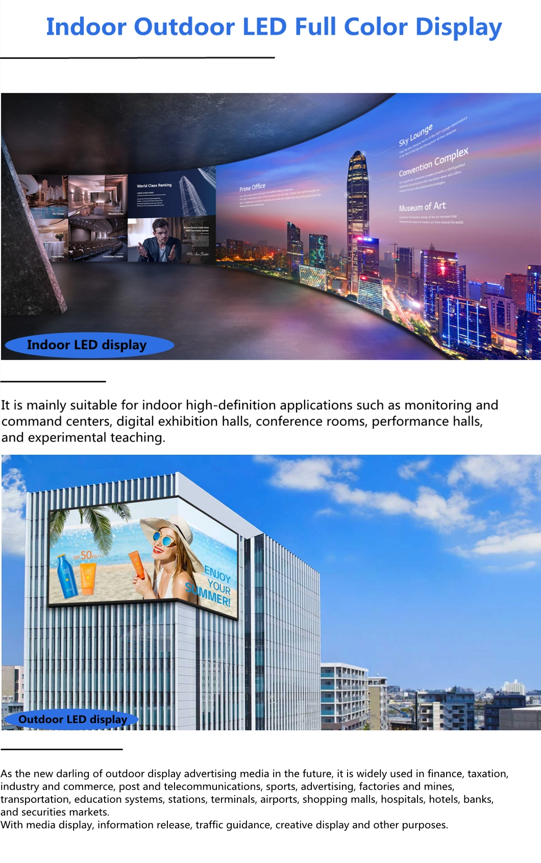 Fine Pixel Pitch LED TV Display Board Meeting &amp; Conference Room Programmable HD P1.25 Pantalla Landscape Display Outdoor LED Digital Signage