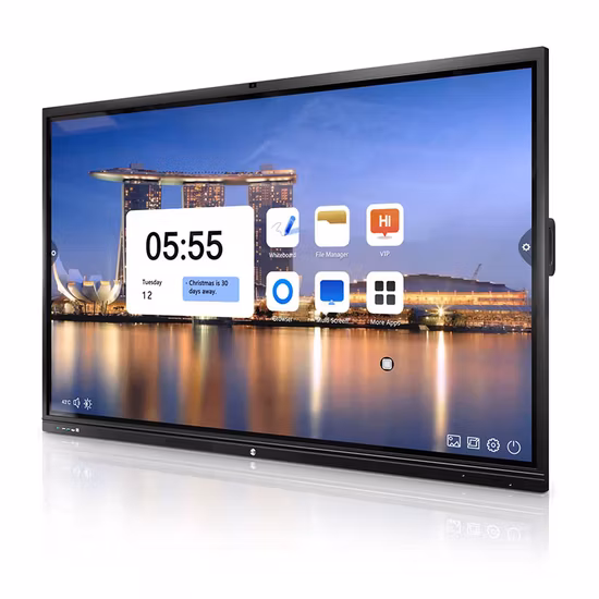 Customized Ultra HD 75inch Whiteboard Manufacturer OPS All in One IR Multi Touch Screen 4K Smart Board Interactive Flat Panel for School and Video Conference
