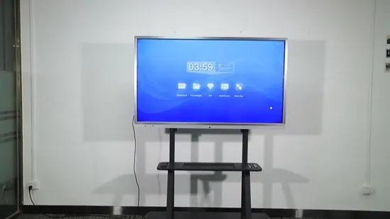 Office Supply 85 Inch Android/Windows Touch All in One PC Advertising Display Portable Interactive Whiteboard