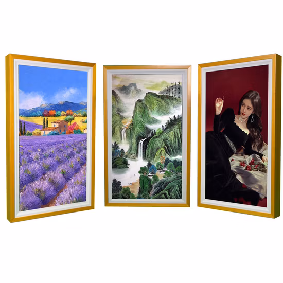 32inch 43inch Nft Digital Photo Frame Android Nft Digital Photo Frame Wireless WiFi Display Screen Wooden Photo Frame