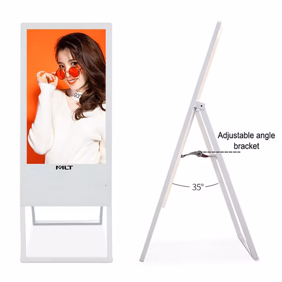 Factory Directly Supply Media Ads Player Floor Standing Display Kiosk Portable Indoor Digital Signage Android Advertise Display